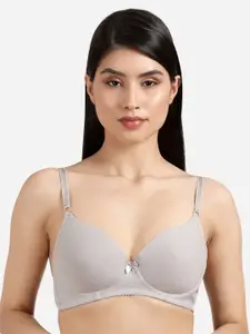 Susie Medium Coverage Lightly Padded All Day Comfort Seamless Cotton T-shirt Bra