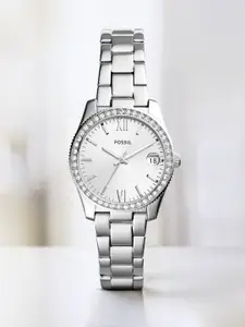 Fossil Women Silver-Toned Analogue Watch ES4317