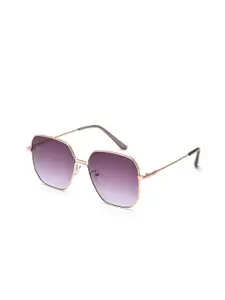 IRUS by IDEE Women Lens & Square Sunglasses with UV Protected Lens IRS1138C4SG