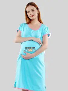 SillyBoom Printed Maternity T-shirt Nightdress