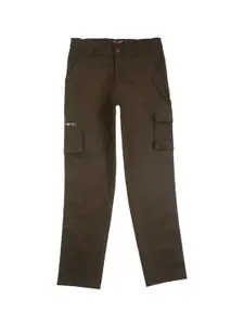 Gini and Jony Boys Mid-Rise Cotton Cargo Trousers