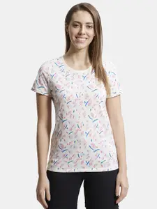 Jockey Cotton Printed Fabric Relaxed Fit Short Sleeve T-Shirt