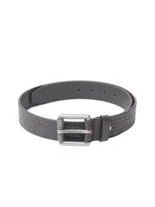 Calvadoss Men Tang Closure Textured Leather Belt