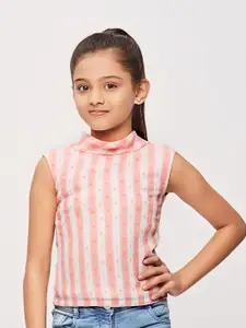Tiny Girls Striped Regular Top