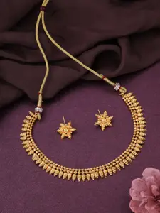 Vita Bella Gold-Plated Necklace & Earrings