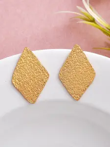 Silvermerc Designs Gold Plated Geometric Drop Earrings