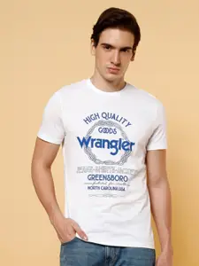 Wrangler Typography Printed Cotton T-shirt