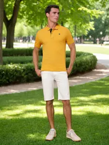 Wrangler Polo Collar Short Sleeves Cotton T-shirt