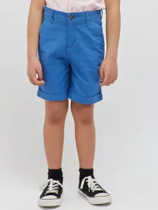 One Friday Boys Mid-Rise Pure Cotton Shorts