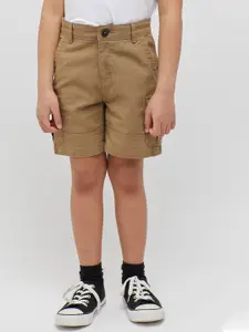 One Friday Boys Mid-Rise Cotton Cargo Shorts