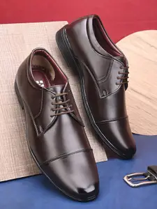 HERE&NOW Men Brown Lace Ups Formal Oxford