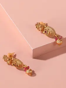 XPNSV Gold-Plated Classic Drop Earrings