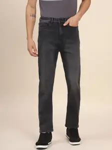 Dennis Lingo Men Mid-Rise Light Fade Relaxed Fit Stretchable Black Jeans