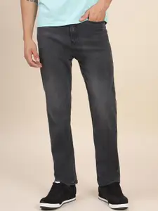 Dennis Lingo Men Mid-Rise Dark Grey Slim Fit Stretchable Jeans