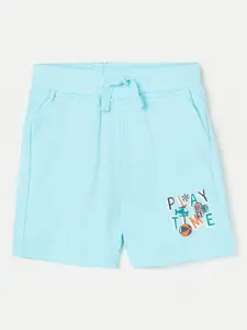 Juniors by Lifestyle Boys Typography Printed Slim Fit Pure Cotton Shorts