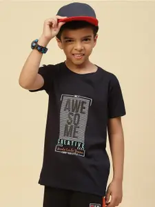 Monte Carlo Boys Typography Printed T-shirt