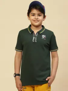 Monte Carlo Boys Polo Collar Pure Cotton T-shirt