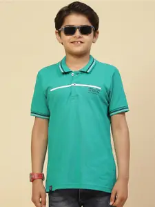 Monte Carlo Boys Polo Collar Pure Cotton T-shirt