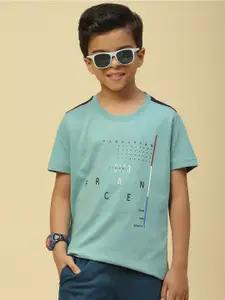 Monte Carlo Boys Typography Printed Pure Cotton T-Shirt