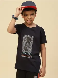 Monte Carlo Boys Typography Printed T-shirt