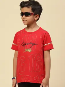 Monte Carlo Boys Typography Printed T-shirt