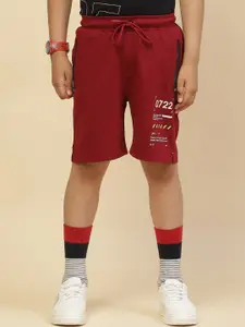 Monte Carlo Boys Typography Printed Shorts