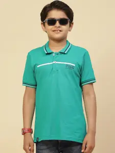 Monte Carlo Boys Polo Collar Pure Cotton T-shirt