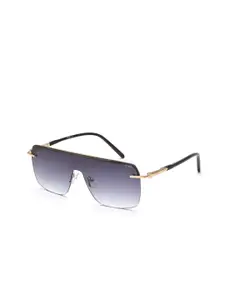 IRUS by IDEE Men Shield Sunglasses With UV Protected Lens IRS1181C1SG