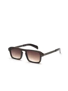 IRUS by IDEE Men Rectangle Sunglasses With UV Protected Lens IRS1191C2SG