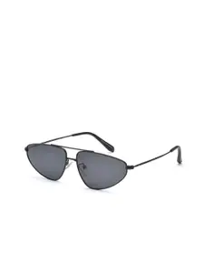 IRUS by IDEE Men Oval Sunglasses with Polarised and UV Protected Lens IRS1236C1PSG