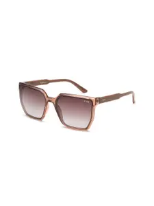 IRUS by IDEE Women Square Sunglasses with UV Protected Lens IRS1196C1SG
