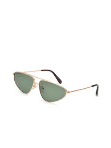 IRUS by IDEE Men Oval Sunglasses with Polarised and UV Protected Lens IRS1236C5PSG