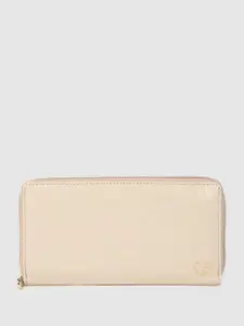 Caprese Elsa Women Cream Medium Wallet