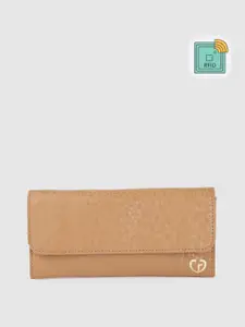 Caprese Women Snakeskin Textured Envelope Wallet