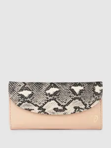 Caprese Women Snake Print Two Fold Wallet