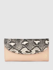 Caprese Hilda Women Beige Large Wallet
