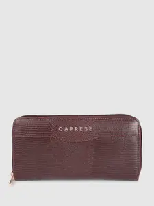 Caprese Women Textured Zip Around Wallet
