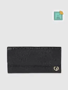 Caprese Women Textured Envelope Wallet