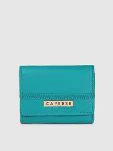 Caprese Women Solid Three Fold Wallet