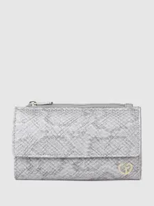 Caprese Ivara Women Grey Small Wallet