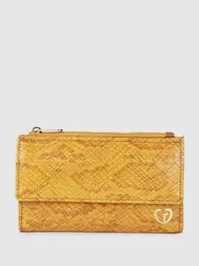 Caprese Ivara Women Yellow Small Wallet
