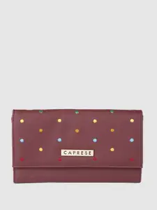 Caprese Posicle Women Maroon Small Wallet
