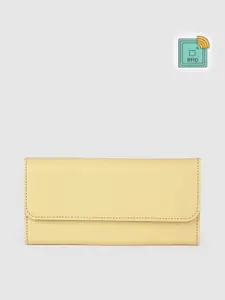 Caprese Lotte Women Yellow Medium Wallet