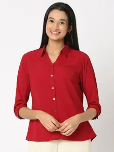 NOT SO PINK Smart Spread Collar Casual Shirt