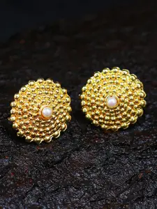 Sukkhi Gold-Plated Contemporary Studs Earrings