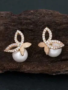 Sukkhi Gold-Plated Contemporary Studs Earrings