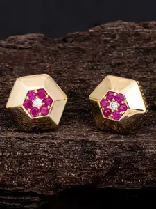 Sukkhi Gold Plated Contemporary Studs Earrings
