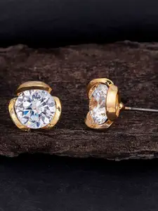 Sukkhi Gold Plated Contemporary Studs Earrings
