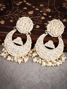 Sukkhi Gold-Plated Claasic Chandelier Earrings