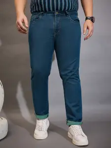 bigbanana Plus Size Men Mid-Rise Stretchable Cotton Jeans
